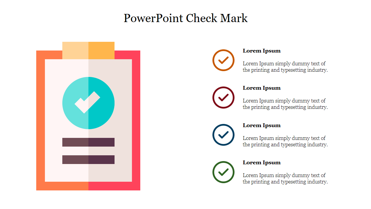 PowerPoint Check Mark